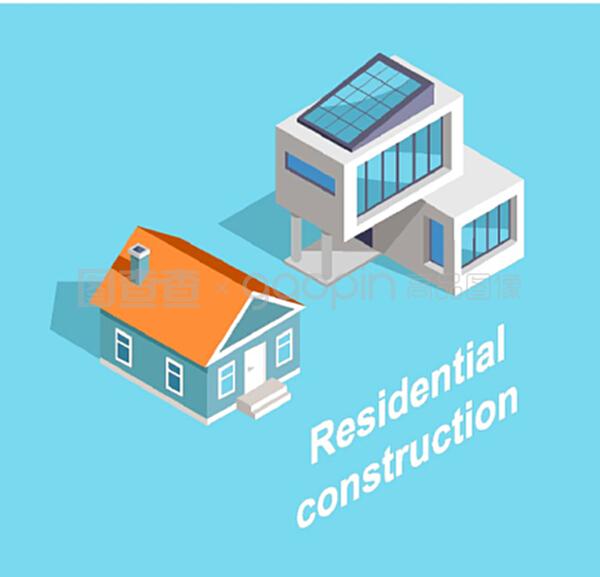 现代住宅建筑模板 三角形屋顶与创意窗户设计的完美融合